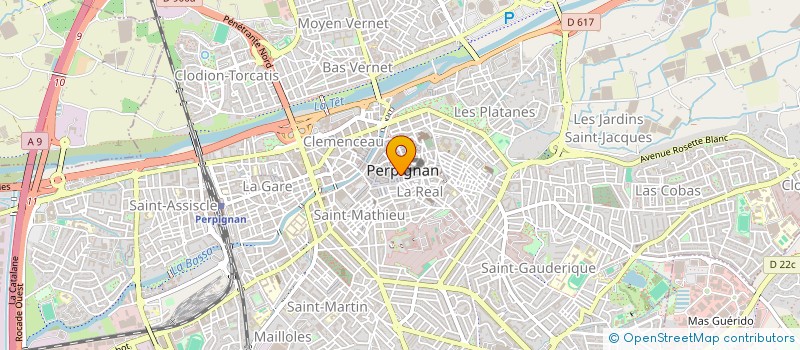 localisation de l'entreprise GENG PICARDEAU  PERPIGNAN