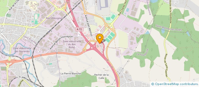 localisation de l'entreprise GENGDOUMI  ANDREZIEUX-BOUTHEON