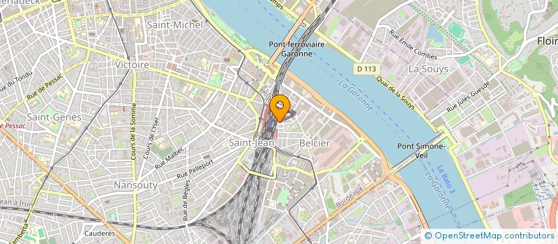 localisation de l'entreprise GENGENS  BORDEAUX