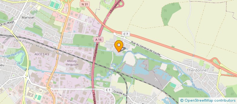 localisation de l'entreprise GENGIN  THERDONNE