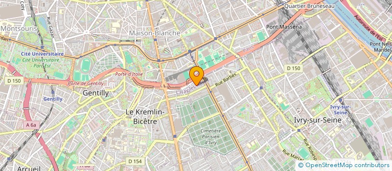 localisation de l'entreprise GENGOFFEE à IVRY-SUR-SEINE