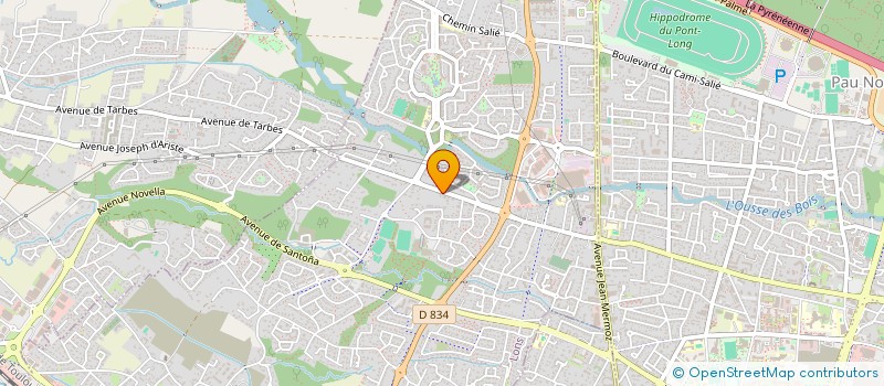 localisation de l'entreprise GENHOME  LONS