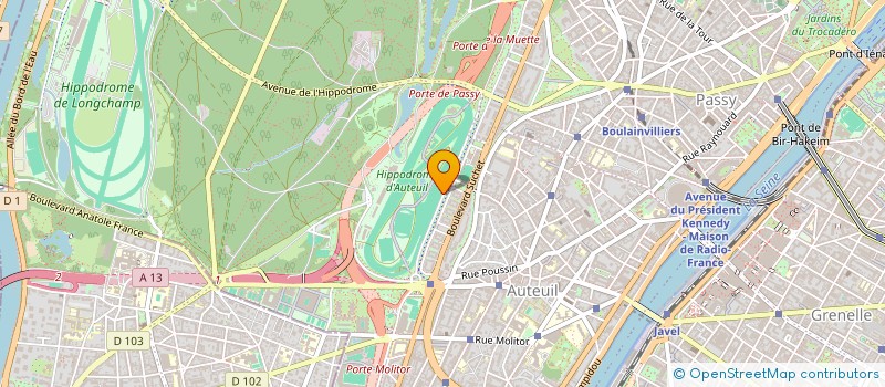 localisation de l'entreprise GENI  PARIS