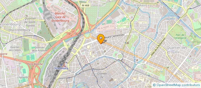 localisation de l'entreprise GENI 67 GENERALE D INFORMATIQUE à STRASBOURG
