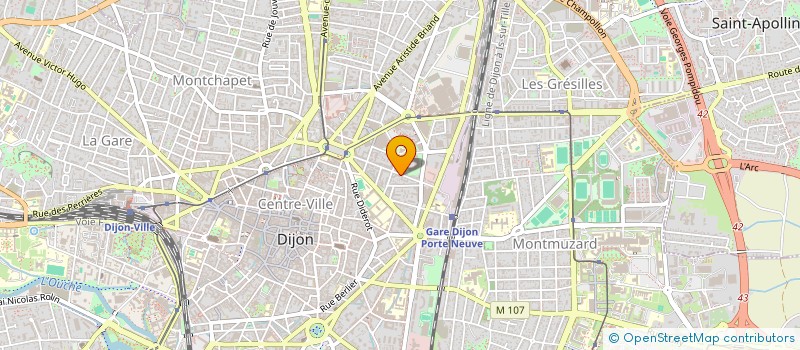 localisation de l'entreprise GENI à DIJON