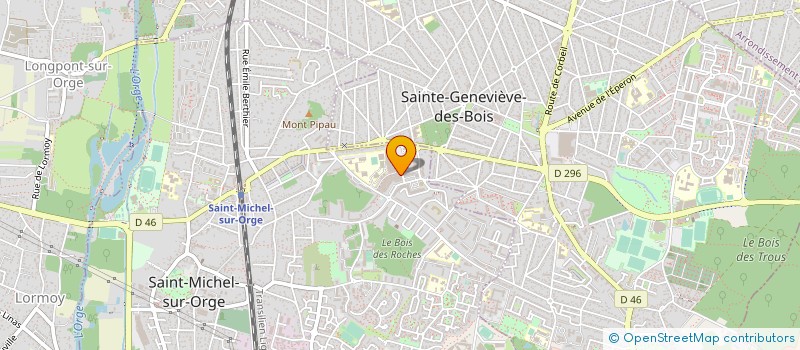 localisation de l'entreprise GENI'PC  SAINT-MICHEL-SUR-ORGE