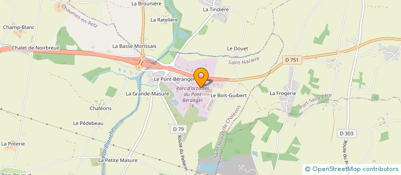 localisation de l'entreprise GENIA à SAINT-HILAIRE-DE-CHALEONS