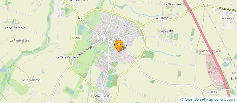 localisation de l'entreprise GENIA à LES BROUZILS