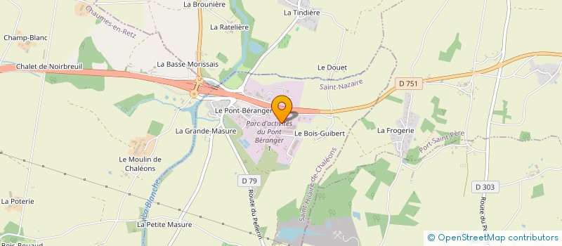 localisation de l'entreprise GENIA FRANCE  SAINT-HILAIRE-DE-CHALEONS