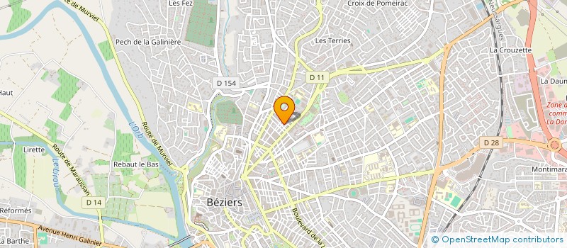 localisation de l'entreprise GENIAL à BEZIERS