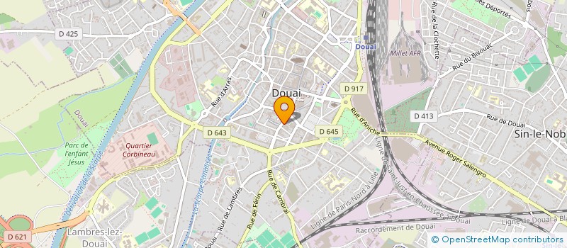 localisation de l'entreprise GENIAL DISTRIBUTION à DOUAI