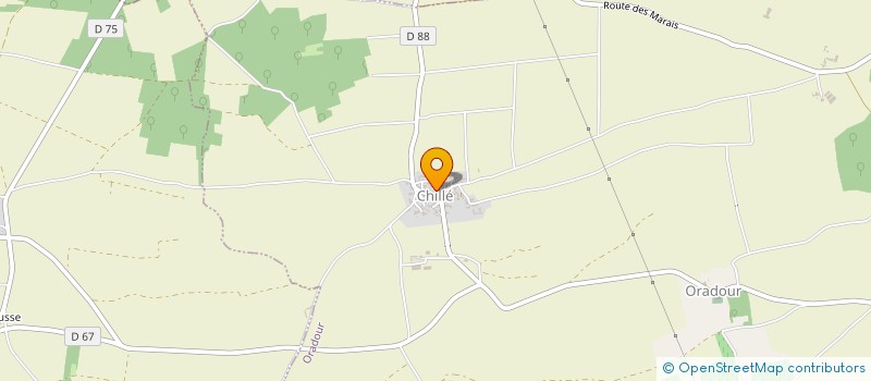 localisation de l'entreprise GENIAL INVESTISSEMENTS à ORADOUR