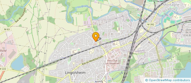 localisation de l'entreprise GENIAL PROP'SEC SYSTEM  LINGOLSHEIM