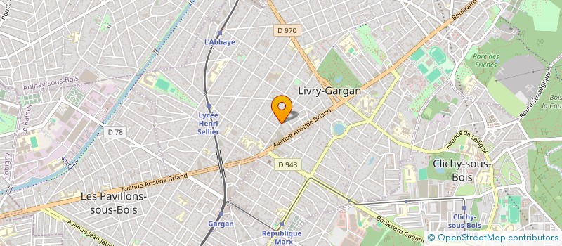 localisation de l'entreprise GENIAN à LIVRY-GARGAN