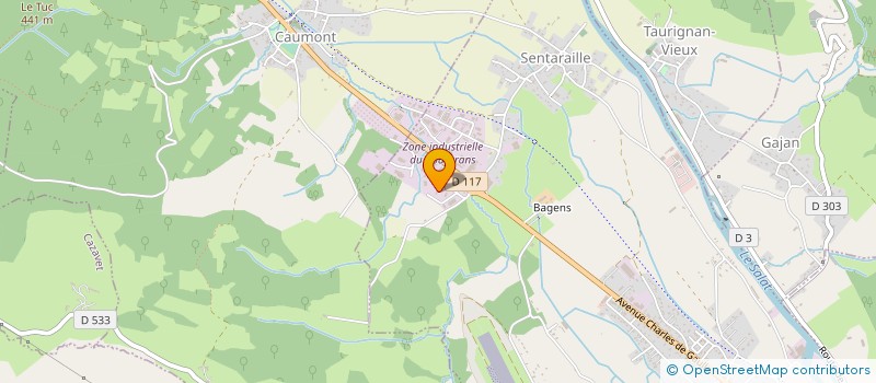 localisation de l'entreprise GENIBIO à LORP-SENTARAILLE