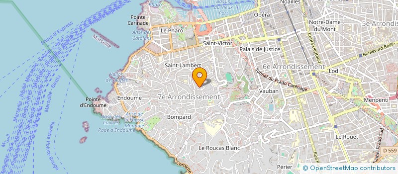 localisation de l'entreprise GENICA à MARSEILLE