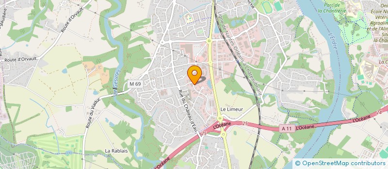 localisation de l'entreprise GENICADO à LA CHAPELLE-SUR-ERDRE