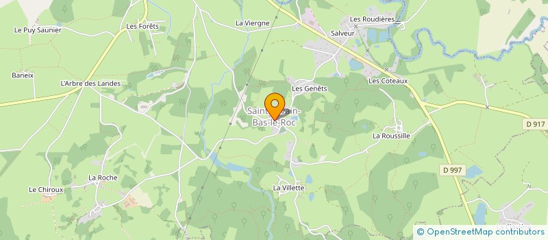 localisation de l'entreprise GENICHON NOBLET SARL à BUSSIERE-SAINT-GEORGES