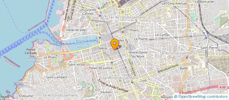 localisation de l'entreprise GENICIEL à MARSEILLE