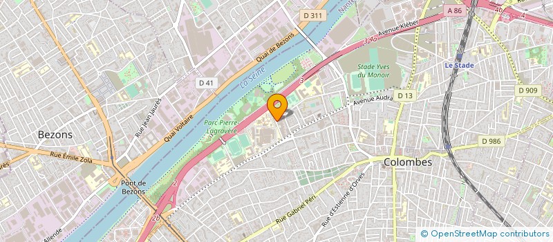 localisation de l'entreprise GENICOL à COLOMBES