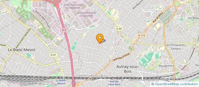 localisation de l'entreprise GENIDUCATION à AULNAY-SOUS-BOIS