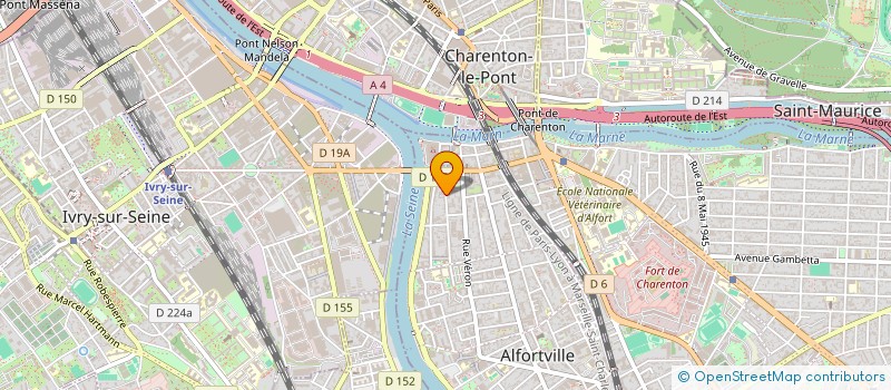 localisation de l'entreprise GENIE à ALFORTVILLE