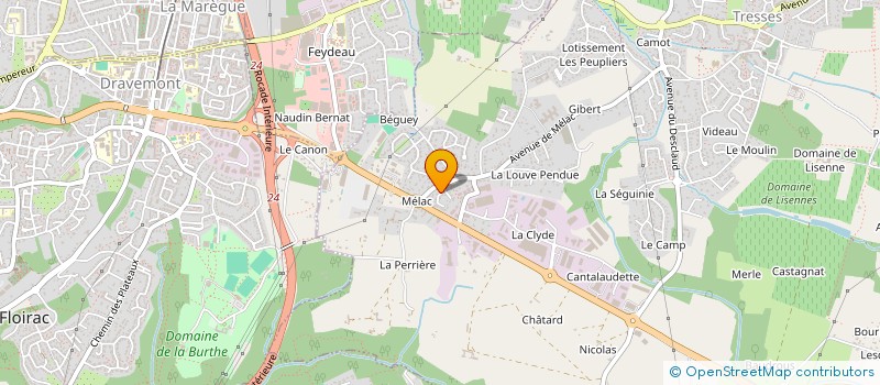 localisation de l'entreprise GENIE & BOSQ  TRESSES