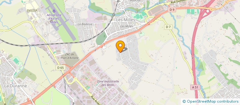 localisation de l'entreprise GENIE CIVIL DE L'EST à AIX-EN-PROVENCE