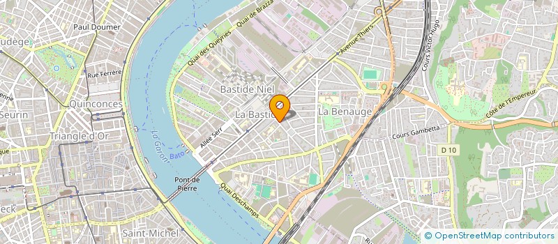 localisation de l'entreprise GENIE CLIMATIQUE DE BORDEAUX à BORDEAUX