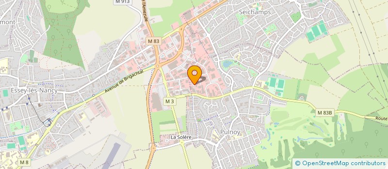 localisation de l'entreprise GENIE CLIMATIQUE DE LORRAINE à PULNOY