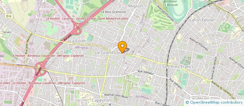 localisation de l'entreprise GENIE CLIMATIQUE EUROPEEN-C.G.E à EYSINES