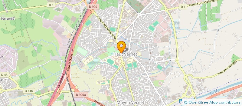 localisation de l'entreprise GENIE CLIMATIQUE SERVICES  PERPIGNAN