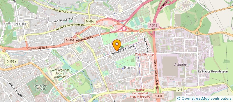 localisation de l'entreprise GENIE COM à METZ