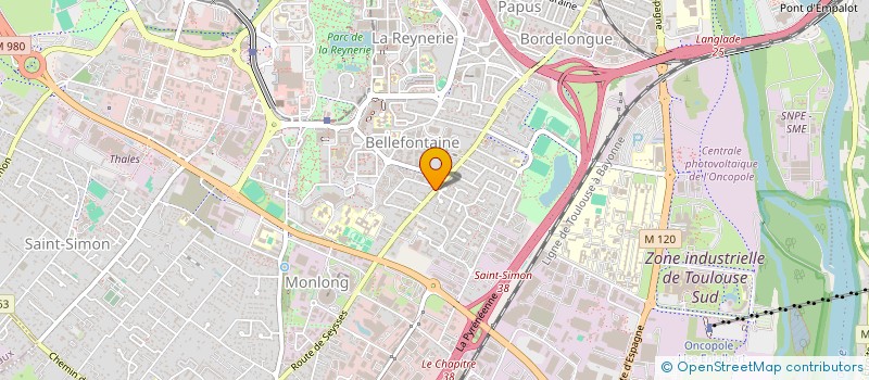 localisation de l'entreprise GENIE ELEC à TOULOUSE