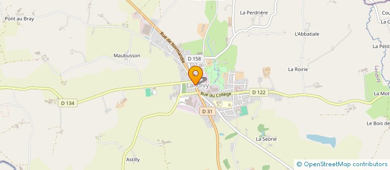 localisation de l'entreprise GENIE FERROVIAIRE SYSTEME  LANDIVY