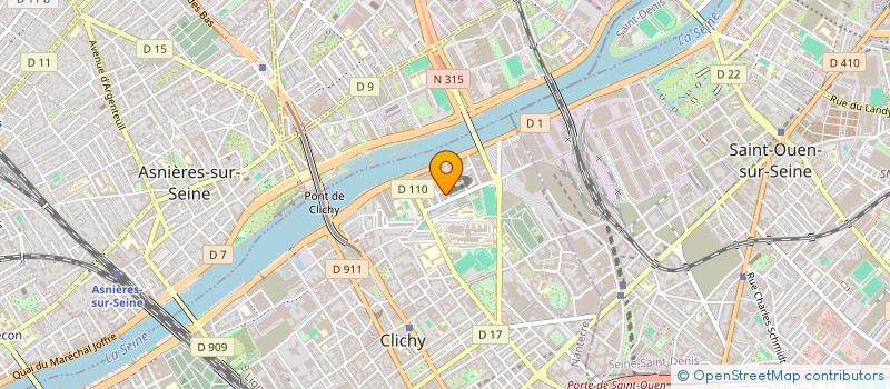 localisation de l'entreprise GENIE FORMATION à CLICHY