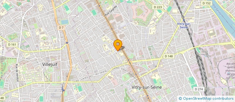 localisation de l'entreprise GENIE MICRO à VITRY-SUR-SEINE
