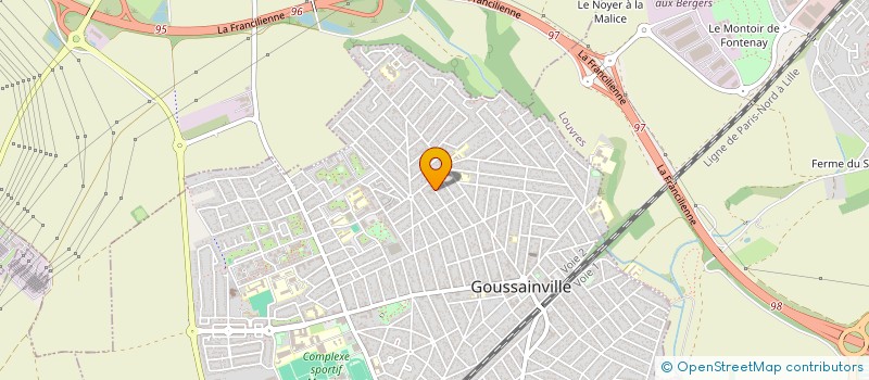 localisation de l'entreprise GENIE NEGOCE  GOUSSAINVILLE