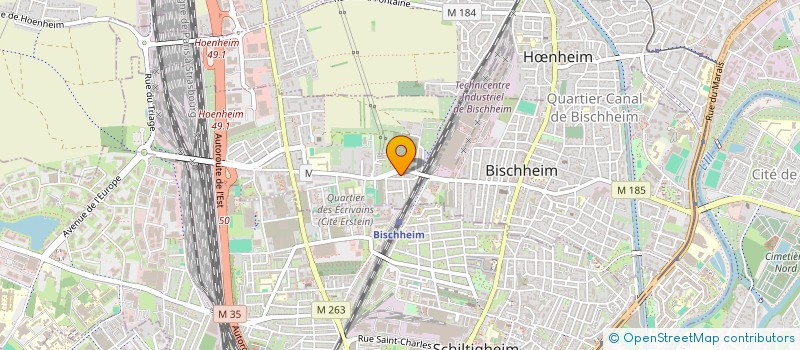 localisation de l'entreprise GENIE PLATRERIE à BISCHHEIM