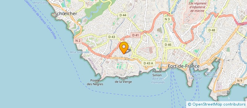 localisation de l'entreprise GENIE PLUS 2000  FORT-DE-FRANCE