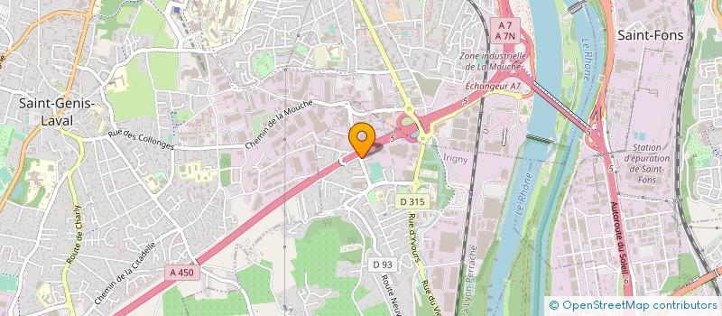 localisation de l'entreprise GENIE RENOV  IRIGNY