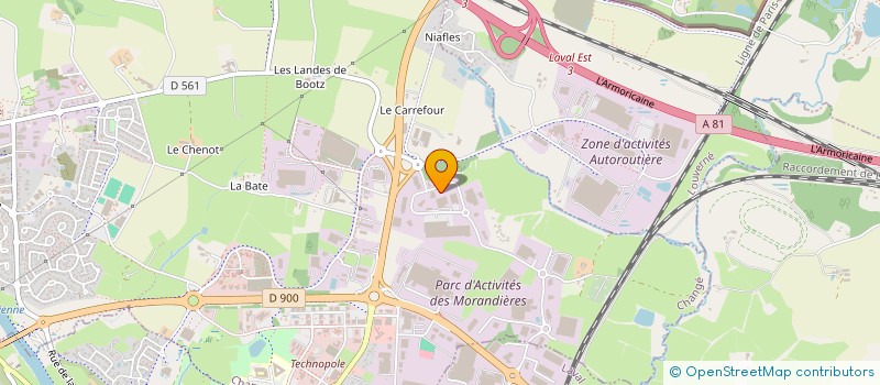 localisation de l'entreprise GENIE RESSOURCES à CHANGE