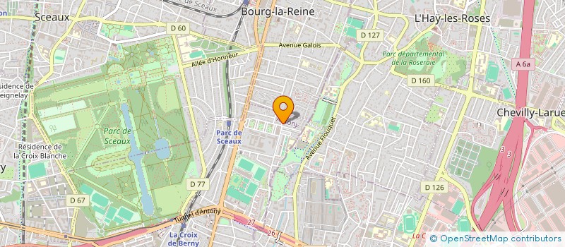 localisation de l'entreprise GENIE SENS  ANTONY