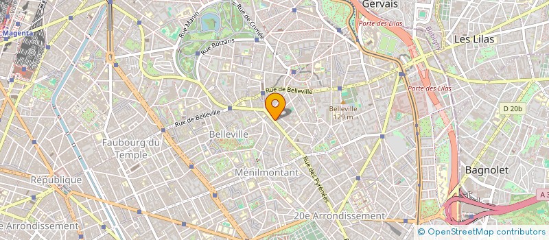 localisation de l'entreprise GENIE TELECOM  PARIS