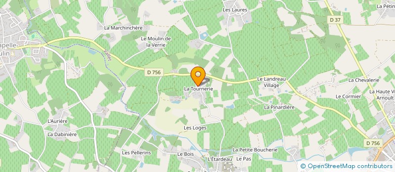 localisation de l'entreprise GENIE THERMIQUE ET CLIMATIQUE à VALLET