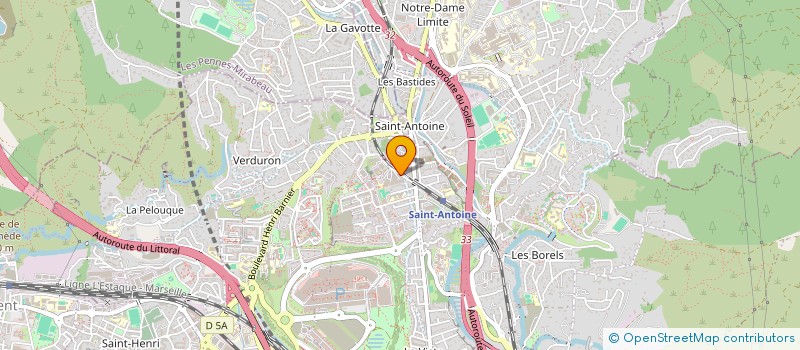 localisation de l'entreprise GENIE-TUDE à MARSEILLE