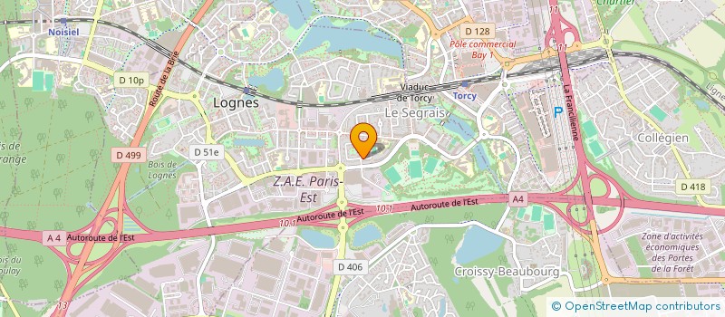 localisation de l'entreprise GENILAB DENTAL à LOGNES