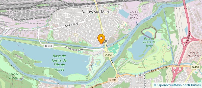 localisation de l'entreprise GENIMARNE  VAIRES-SUR-MARNE