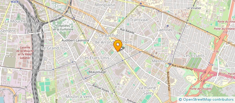 localisation de l'entreprise GENIMEE  LYON