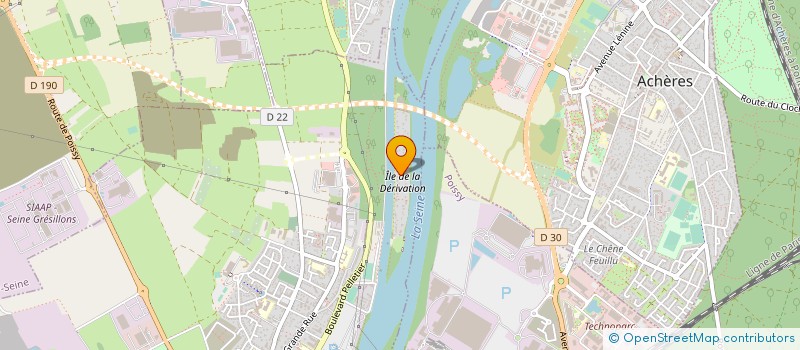 localisation de l'entreprise GENIN  CARRIERES-SOUS-POISSY